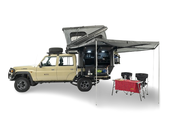 Toyota Land Cruiser 4x4 in the wild